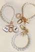 LV PEARL BAG CHARM